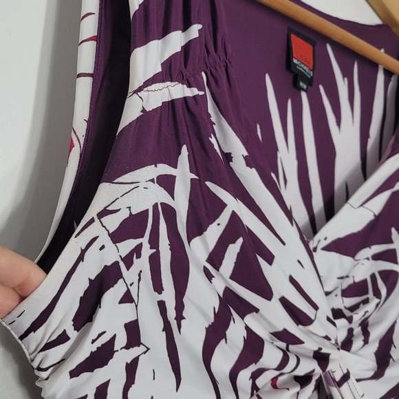 Lori Michaels Collection Women's Multicolor Splash Sleeveless Sheath Midi Dress - Picture 8 of 12